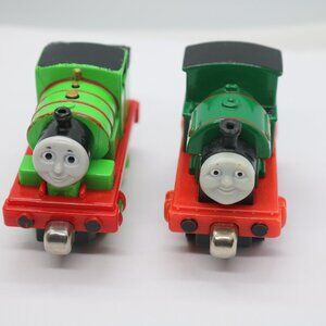 Peter Sam and Percy magnetic diecast trains lot of 2